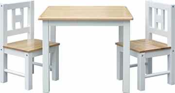IB-Style – Kindersitzgruppe LUCA | 3 Kombinationen | Set: 1x Tisch + 2x Stühle – Stuhl Truhenbank Kindermöbel Tisch Kindertisch Kinderstuhl -