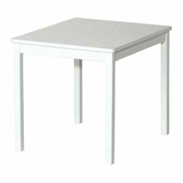 IKEA Kindertisch „Kritter“ Tisch aus Massivholz – BxTxH: 50 x 59 x 50 cm – WEISS -
