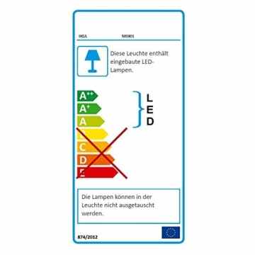 IKEA SPÖKA Nachtlicht LED in rot -