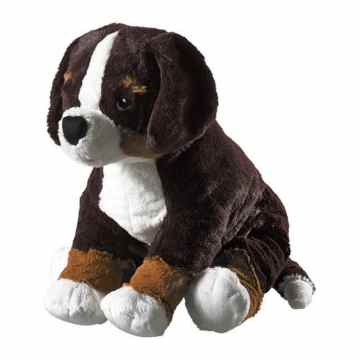 IKEA Stofftier Hund „HOPPIG“ Plüschtier Welpe – 49x19cm groß – sehr kuschelig – maschinenwaschbar – SICHERHEITSGETESTET -