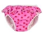 ImseVimse -Swim Diaper, Pink Dots with frill M 7-10kg -