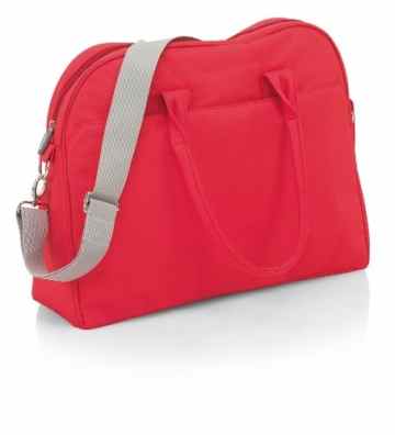 Inglesina AX50E6LBS Wickeltasche, große Innenfächer, rot -