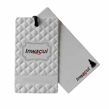 Inwagui Baumwolle Leinen hängend Aufbewahrungstasche mit 3 Fächern Hängeorganizer Wand Tasche zum Hängen für Schrank Tür – Bär B -