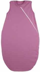 ioBio Sommer-Schlafsack pink-grau Bio-Baumwolle (einlagig, ungefüttert)