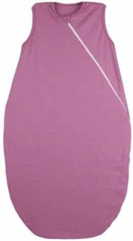 ioBio Sommer-Schlafsack pink-grau Bio-Baumwolle (einlagig, ungefüttert)