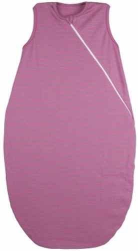 ioBio Sommer-Schlafsack pink-grau Bio-Baumwolle (einlagig, ungefüttert)