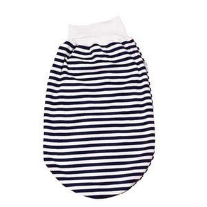 iobio PoPoLiNi Strampelsack Jersey Ringel-Marine -