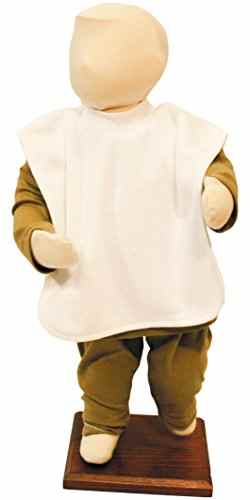 ISI mini 9103801A Großes elastisches Lätzchen ohne Druckknopf, XXL, doppellagig für doppelten Schutz -