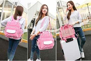 iSuperb® Praktisch Wickeltasche Baby Rucksack Mummy Wickelrucksack Multi-function Wasserdicht Rucksack für Reise 32 x 19 x 31cm -