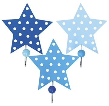 Jabadabado Garderobe Einzelhaken Sterne 3er Set -