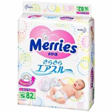 Japanische Windeln Merries S (4-8kg.)// Japanese diapers – nappies Merries S (4-8kg.)// Японские подгузники Merries S (4-8kg.) -