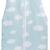 Jollein 048-529-65055 Schlafsack Sommer 110 cm, Mull Clouds jade -