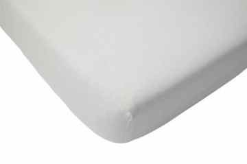 Jollein 511-847-00001 Spannlaken Jersey Laufstallmatratze, 75 x 95 cm, weiß -