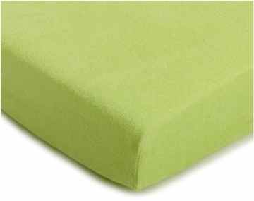 Julius Zöllner 8310013100 – Spannbetttuch Frottee für die Wiege, Größe: 90 x 40 cm, Farbe: weiß -