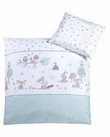 Julius Zöllner Bettwäsche Happy Animals mint -