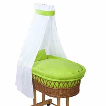 Julius Zöllner Himmel für Wiege / Stubenwagen ca. 125×195 uni green -