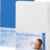 Julius Zöllner Spannbettlaken 2er-Pack Frottee blau/weiß Größe 40×90 cm -