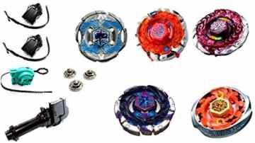 Kampfkreisel 5 Xxl Mega Set Metal Fusion 4D KAMFKREISEL SET für beyblades von Rapidity® B-3 -