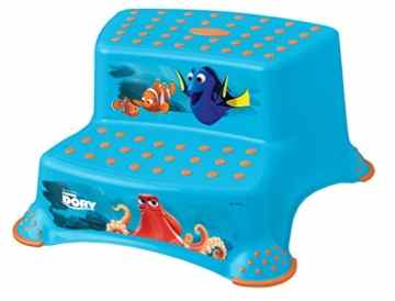 keeeper 1003262512500 igor „finding dory“ tritthocker zweistufig mit anti-rutsch-funktion, blau
