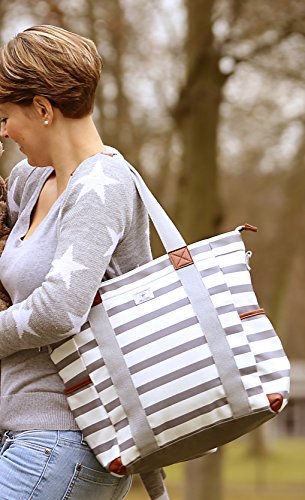 KIDS Journey modische 5-teilige Wickeltasche, Babytasche, Windeltasche -