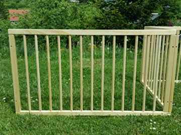 Kidsmax Universal Absperr Modulgitter Schutzgitter Türschutzgitter (140cm) -