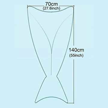Kinder Meerjungfrau Decke, Handgemachte häkeln Sofa Quilt Wohnzimmer alle Jahreszeiten Mermaid Schwanz Schlafsack -