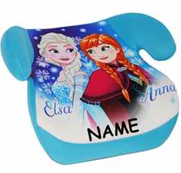 Kindersitzerhöhung / Sitzerhöhung – “ Disney FROZEN – die Eiskönigin “ – 15 – 36 kg / 3 bis 12 Jahre – für das Auto / Norm geprüft ECE R44 – mit Gurtführung – Autositz / Kindersitz – Gruppe II-III – Sitzerhöher – für Mädchen & Jungen – völlig unverfroren Prinzessin Elsa Anna Arendelle – Olaf – Kinder – Autokindersitz / Autositzerhöhung -