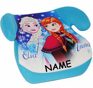 Kindersitzerhöhung / Sitzerhöhung – “ Disney FROZEN – die Eiskönigin “ – 15 – 36 kg / 3 bis 12 Jahre – für das Auto / Norm geprüft ECE R44 – mit Gurtführung – Autositz / Kindersitz – Gruppe II-III – Sitzerhöher – für Mädchen & Jungen – völlig unverfroren Prinzessin Elsa Anna Arendelle – Olaf – Kinder – Autokindersitz / Autositzerhöhung -