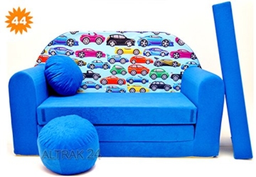 Kindersofa Spielsofa Minicouch aus Schaum Kindersessel Kissen Matratze Farbwahl -