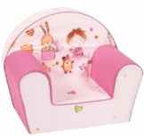 knorr-baby 490167 Kindersessel Spielzimmer, pink-rosa