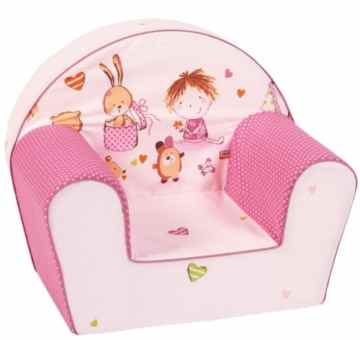knorr-baby 490167 Kindersessel Spielzimmer, pink-rosa