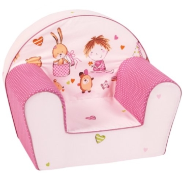 knorr-baby 490167 Kindersessel Spielzimmer, pink-rosa -