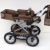 Kombikinderwagen Kinderwagen 2in1 Buggy Pram Fanari grey -