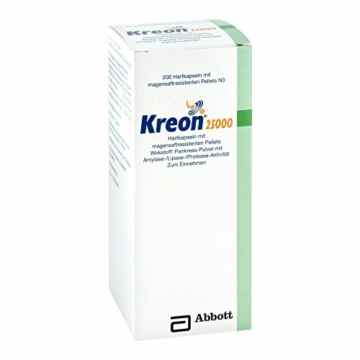 KREON 25.000 Hartkps.m.magensaftr.überz.Pellets 200 St Hartkapseln mit magensaftresistent überzogenen Pellets; -
