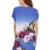 KRISP Damen Kurzarm Longshirt Langes Shirt Sommer Print Tshirt mit Aufdruck -