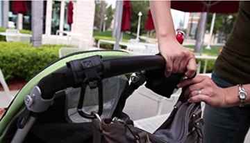 Kry Baby 2 Kinderwagen Haken Diebstahlschutz Lock rutschfeste Metall Clip Haken für Kinderwagen Cart Buggy Organizer zum Aufhängen Tasche Inhaber push-strength Test Tragkraft 38 kg Sicherheit Starke Haken -