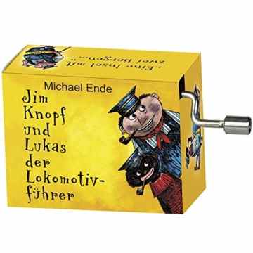 Kurbelwerk, Spieluhr Jim Knopf, Lummerlandlied, kleine Drehorgel -