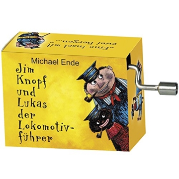 Kurbelwerk, Spieluhr Jim Knopf, Lummerlandlied, kleine Drehorgel -