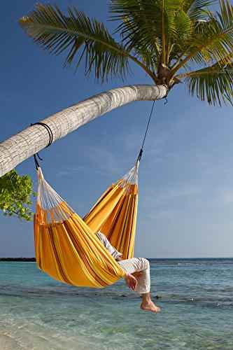 LA SIESTA – Kolumbianische Doppel-Hängematte Currambera apricot -