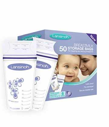 Lansinoh Muttermilch Aufbewahrungsbeutel – 50 Beutel -