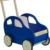 Lauflernwagen blaues Auto mit Bremse 48x34x60cm -