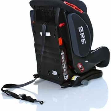 LCP Kids Autokindersitz Isofix Saturn iFix Gruppe 1, 2, 3 (9-36 kg) 4 x Liegeposition ECE R44/04 -