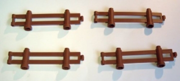 Lego Duplo 4x brauner Zaun -