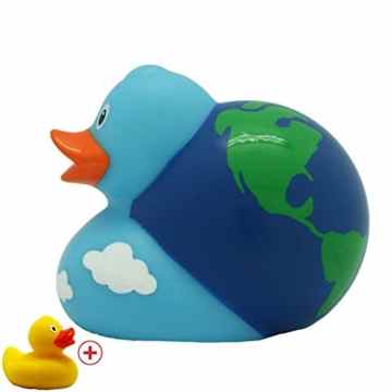 LILALU® GUMMIENTEN QUIETSCHEENTCHEN Märchen/Tiere/Multikulti (Verschiedene Farben und Designs) + Original Mini-Gummiente -