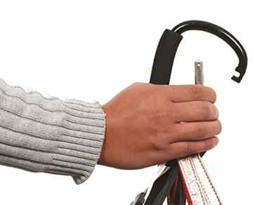 liltourist Extra Großer Kinderwagen Karabiner, Kinderwagenhaken, Kinderwagen Clip, Aluminium Taschenhalter mit Schutzpolsterung, Stroller Hook, Buggy Haken