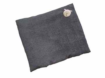 Linden 25707 Frottebezug für Wickelauflage Frottee mit Applikation Schaf, 75 x 85 cm, grau -