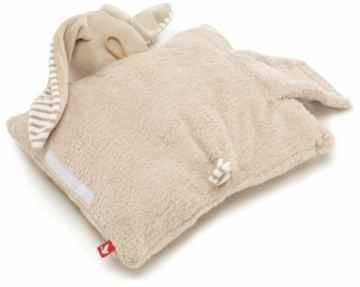 Linden 474319 Schmusekissen Hase 35 x 40 cm, beige -