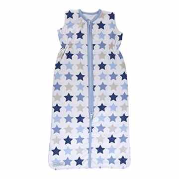 LITTLE DUTCH 0758 Sommer-Schlafsack Mixed Stars Blue Größe: 80 cm lang -