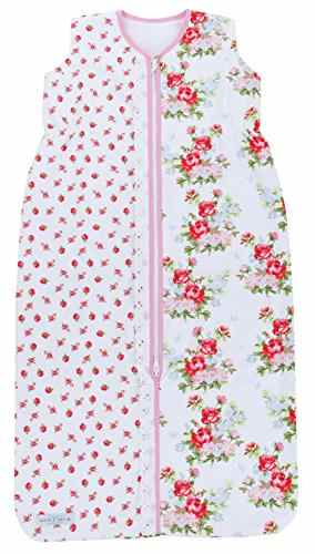 LITTLE DUTCH 0780 Sommer-Schlafsack weiß mit Rosen -