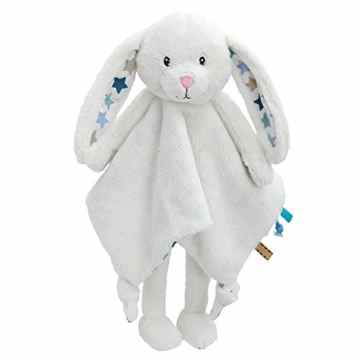Little Dutch 4303 Kuscheltuch Hase groß mixed stars mint -